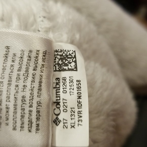 Columbia XL women's plush fleece jacket full zip 2 pockets polyester Like new - Picture 8 of 10